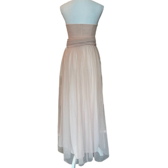 Birdy Grey Dress Womens Small Christina Pink Tulle Wedding Bridesmaid Formal - Picture 13 of 15